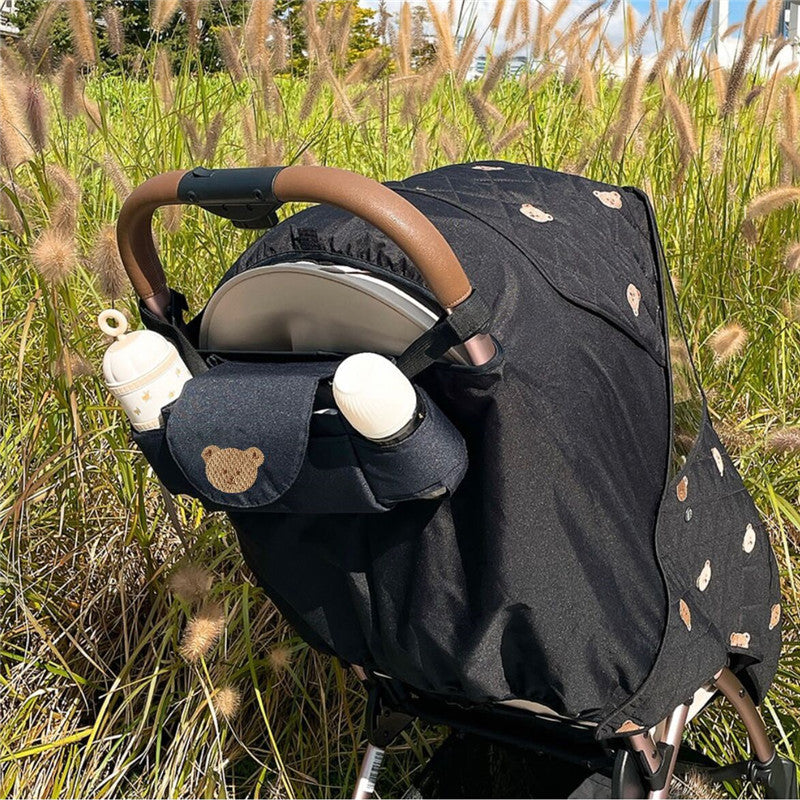 Little Bear Storage Children's Car Storage Basket Hanging Bag