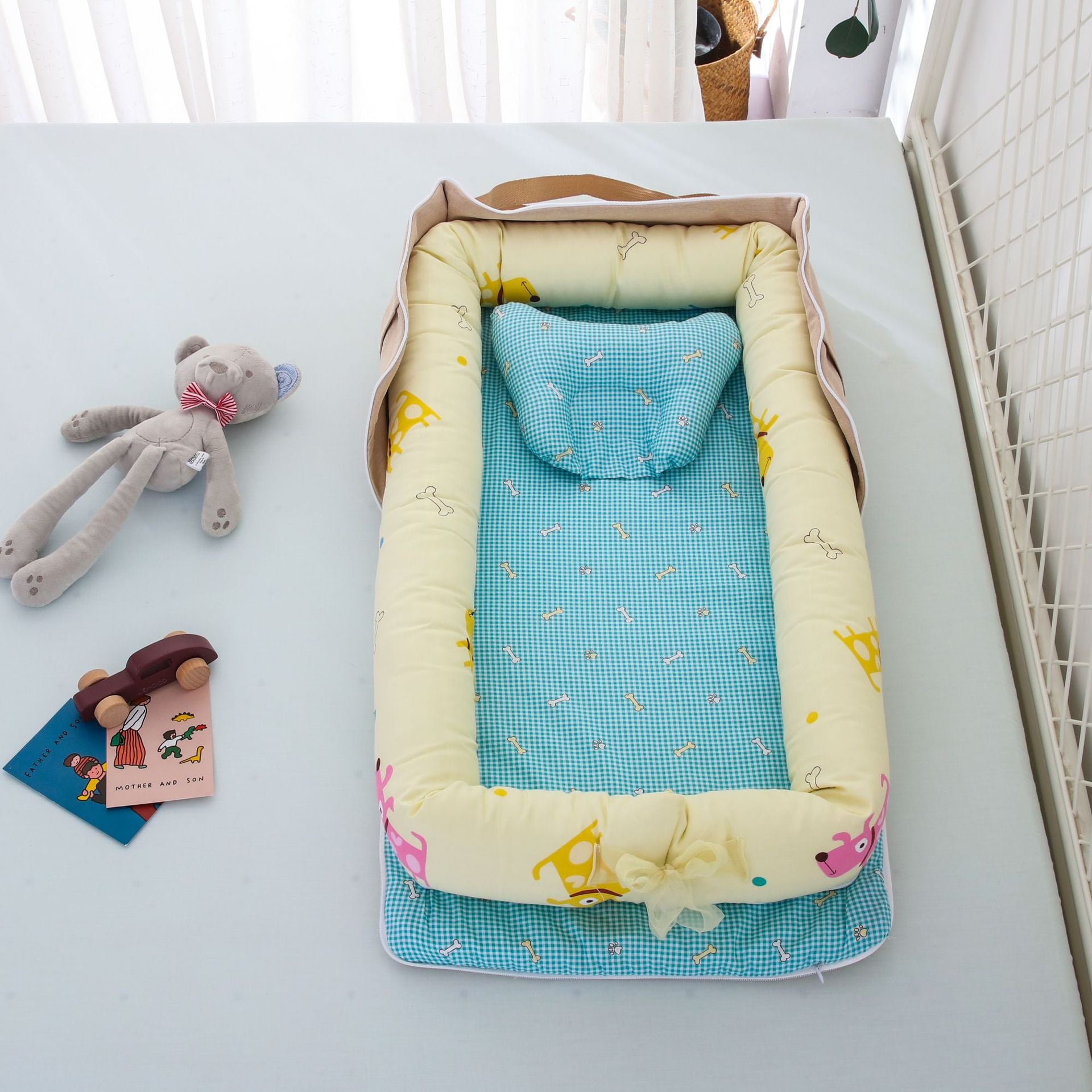 Portable Foldable Cotton Baby Bed - MAMTASTIC