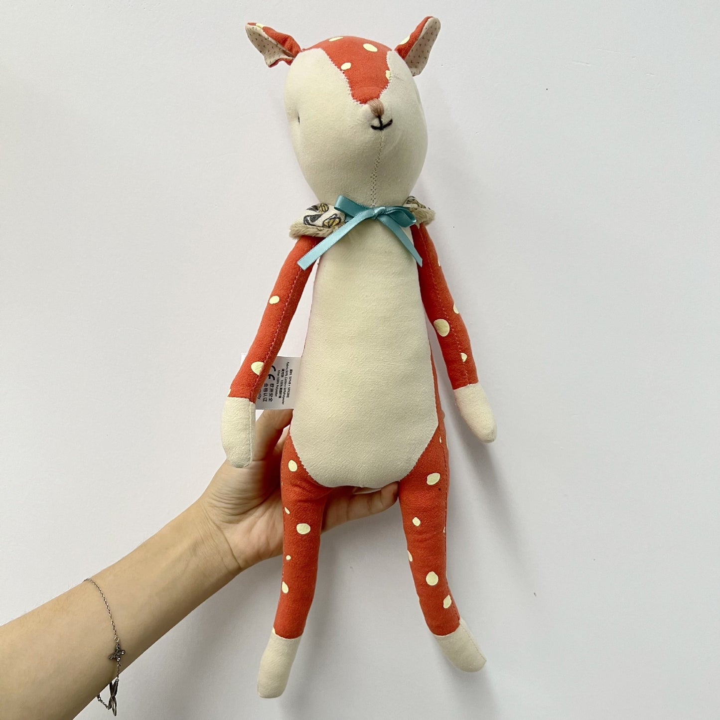 Cute Deer Plush Doll For Baby's Sleep - Scarf Bambi Deer - CJYD215664201AZ