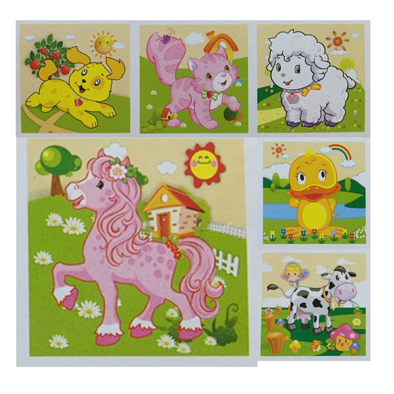 Educational Wooden Puzzle Blocks with Various Themes