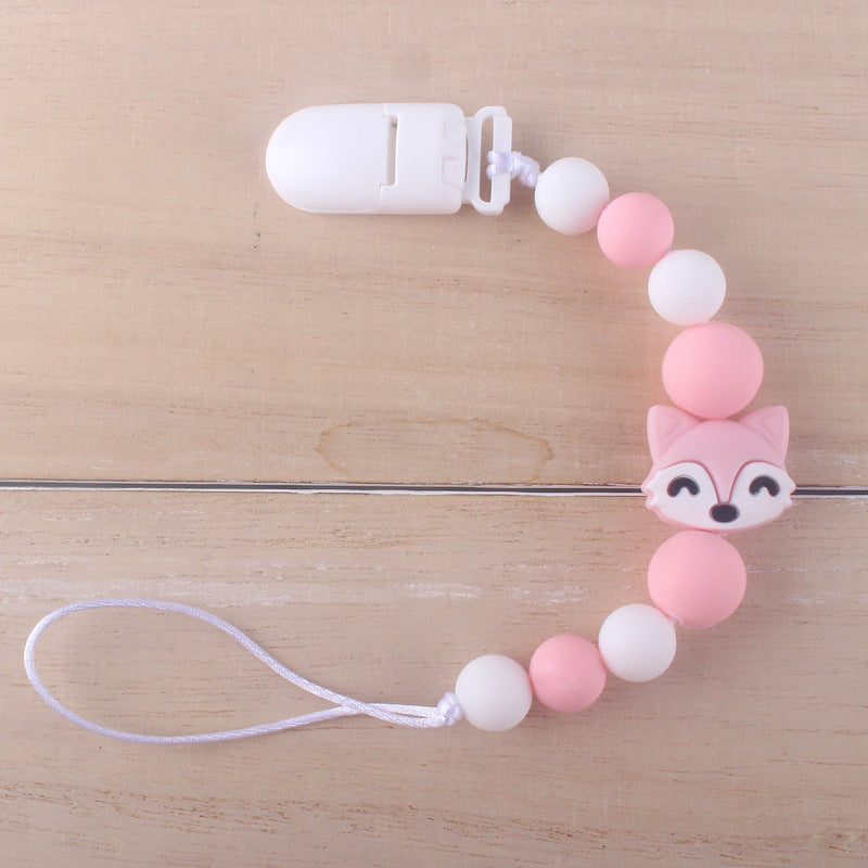 Silicone Pacifier Chain with Cute Animal Designs - Safe and Easy to Clean - MAMTASTIC