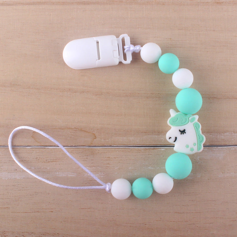 Silicone Pacifier Chain with Cute Animal Designs - Safe and Easy to Clean - MAMTASTIC