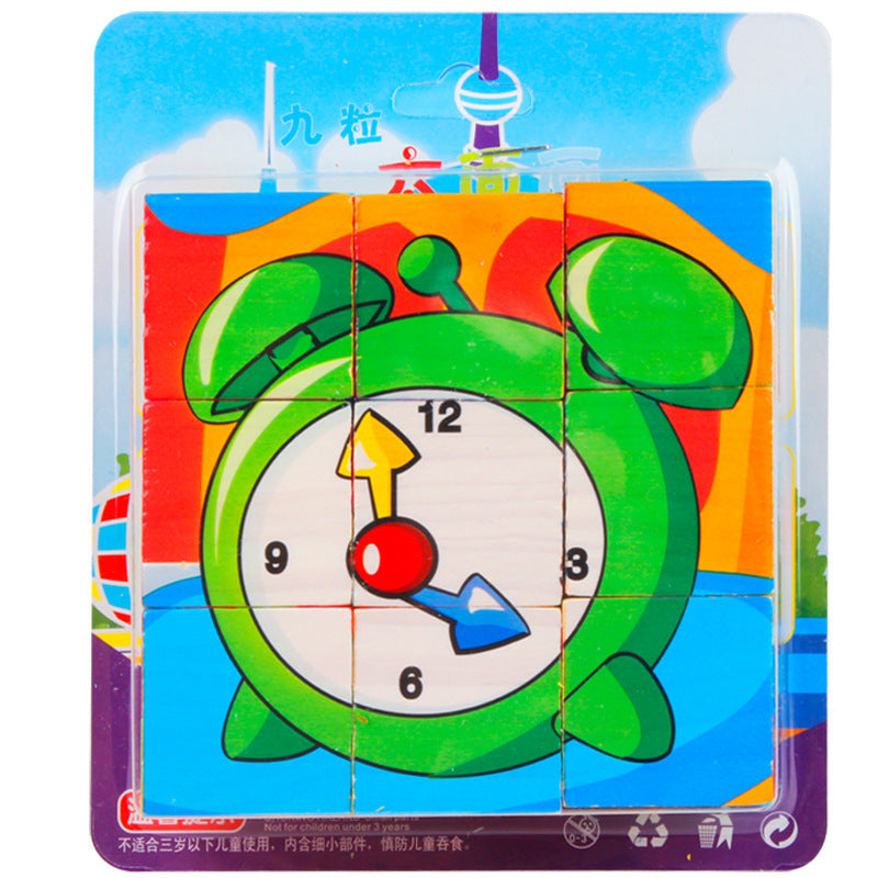 3D vertical volume wooden  intellectual stall toy 4-6 years old