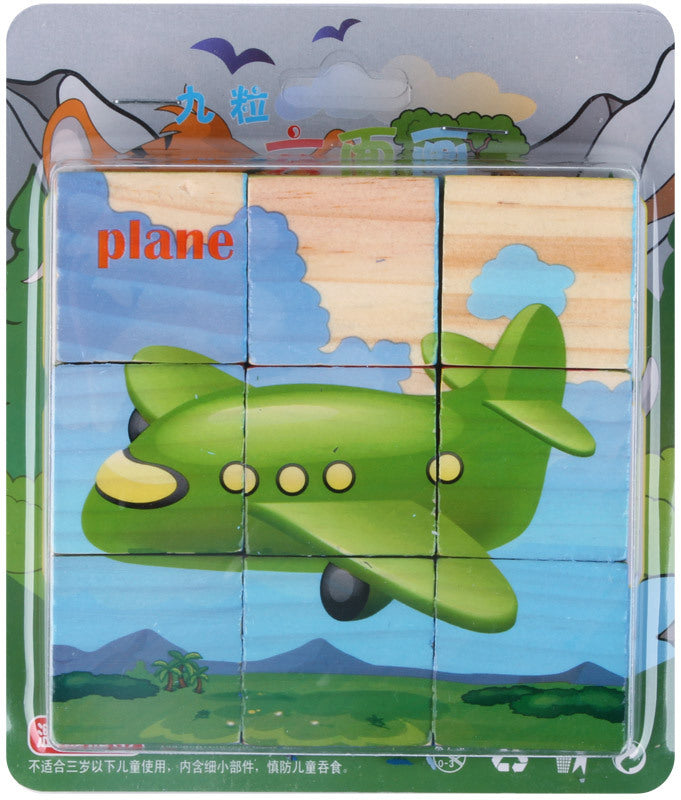 Educational Wooden Puzzle Blocks with Various Themes