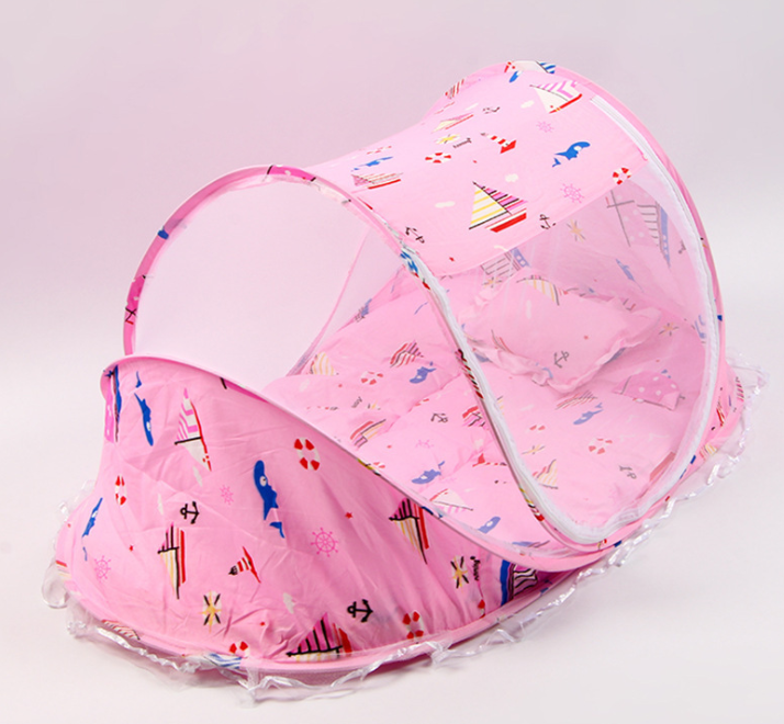 Foldable Baby Bed Net with Pillow - MAMTASTIC