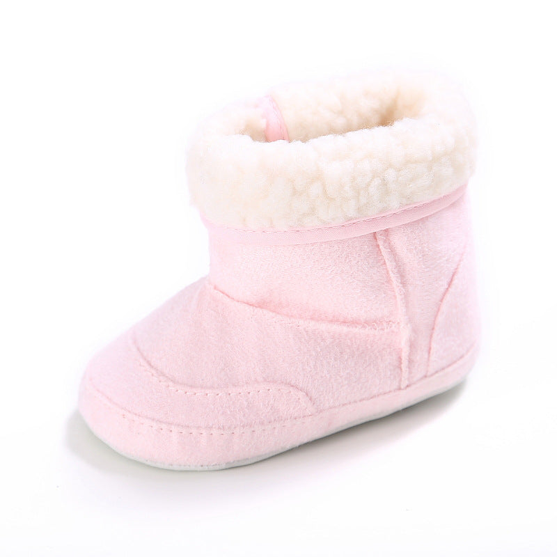 Newborn Baby Girls First Walkers Soft Soled Anti-slip Booties - MAMTASTIC