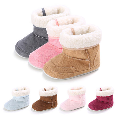 Newborn Baby Girls First Walkers Soft Soled Anti-slip Booties - MAMTASTIC