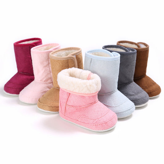 Newborn Baby Girls First Walkers Soft Soled Anti-slip Booties - MAMTASTIC