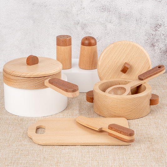 Kids Wooden Kitchen Set -  Encourage Imaginative Play and Creativity