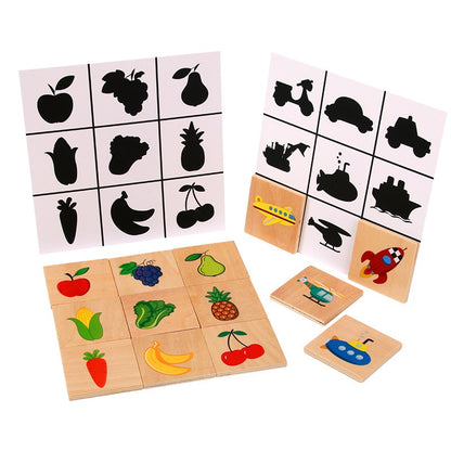 Fun Wooden Puzzle for Learning and Playing