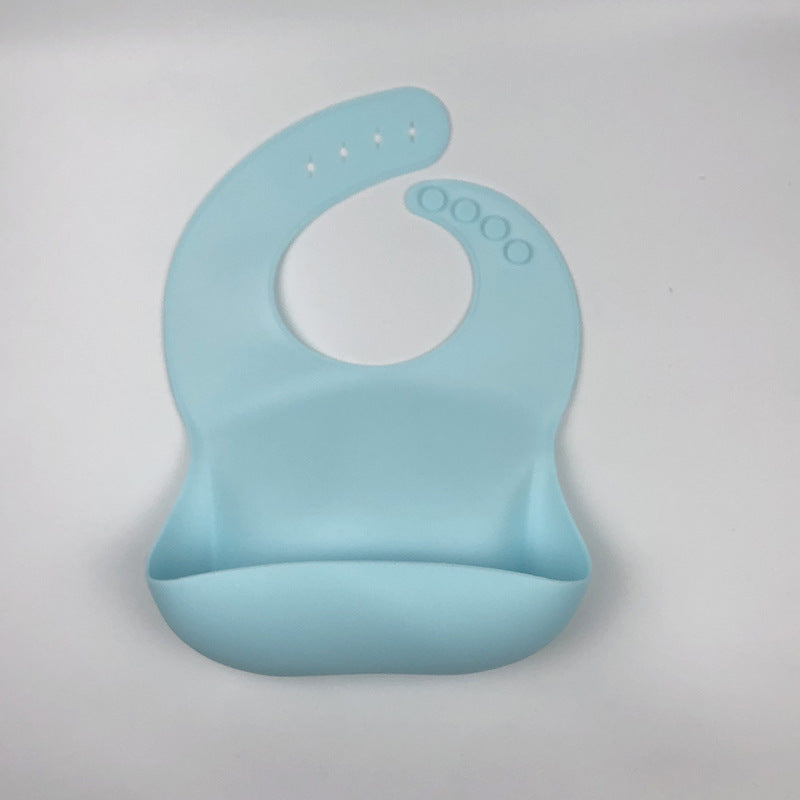 Waterproof Silicone Bib with Food Catcher for Babies - MAMTASTIC