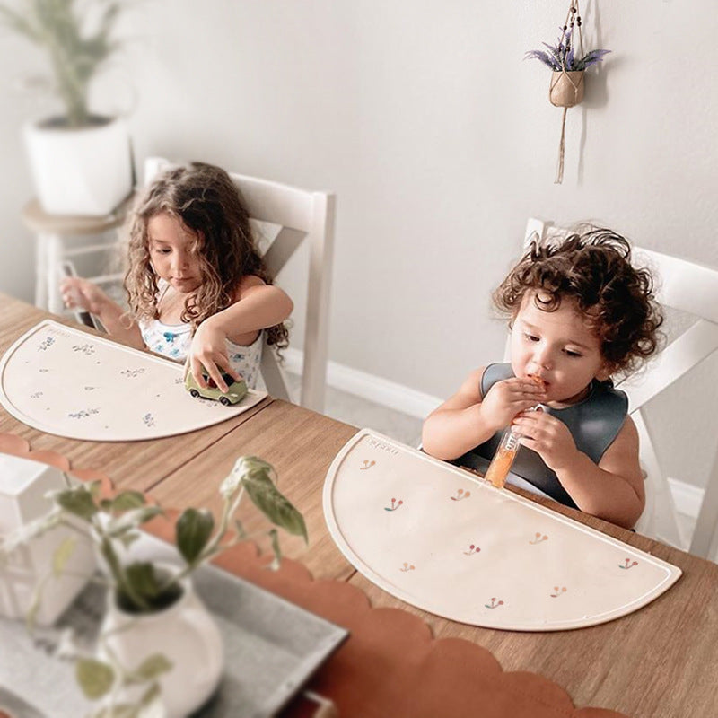 Silicone Placemat for Babies with Cute Designs - Non-Slip and Easy to Clean - MAMTASTIC