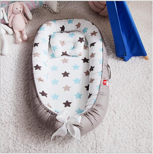 Portable Washable Baby Cot Cotton Travel Bed - MAMTASTIC