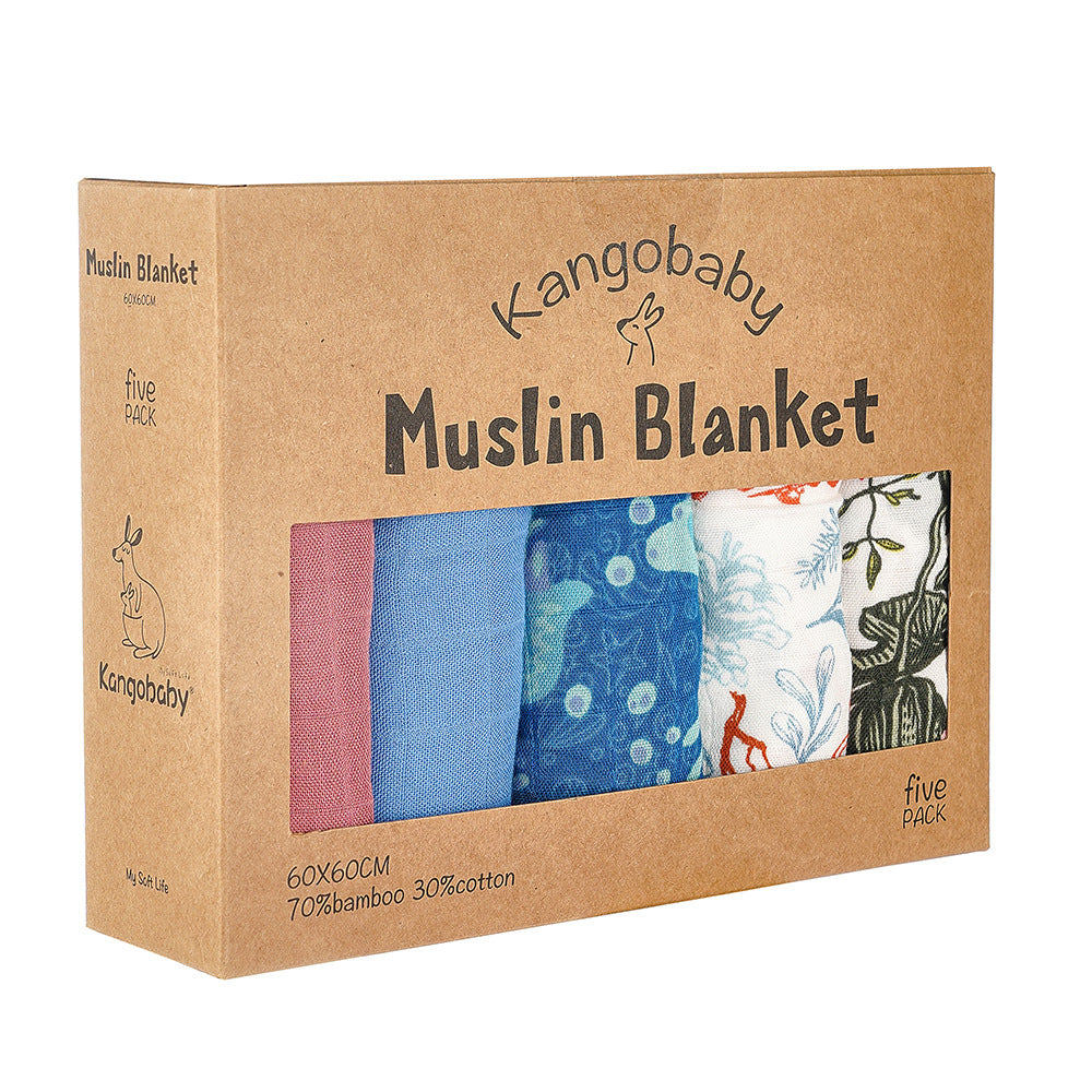 Muslin Cloth 5 Pack - MAMTASTIC