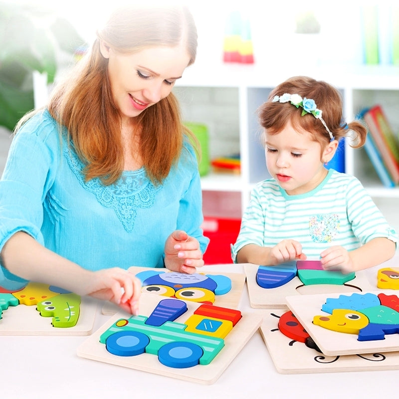 Children's Three Dimensional Wooden Puzzle