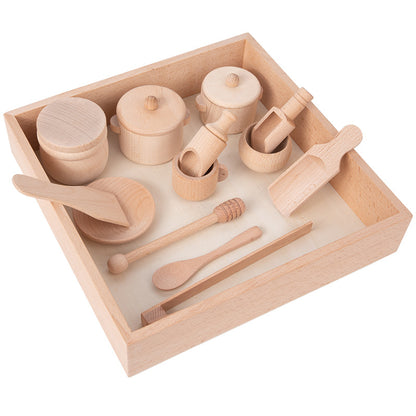 Adorable Wooden Tea Set for Kids - Promotes Social Skills and Develops Fine Motor Skills