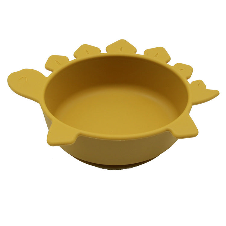 Silicone Suction Bowl for Babies - Non-Slip, Easy Clean, Dinosaur Design - MAMTASTIC