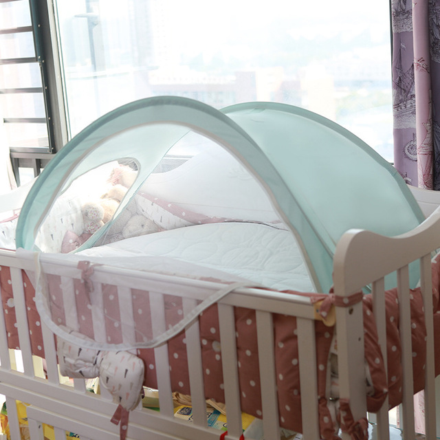 Folding Breathable Mosquito Net for Baby Cot - MAMTASTIC