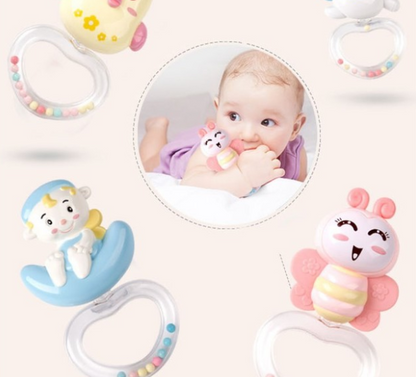 Baby Rattles Cot Mobiles with Music Box and Projector for Newborns - MAMTASTIC