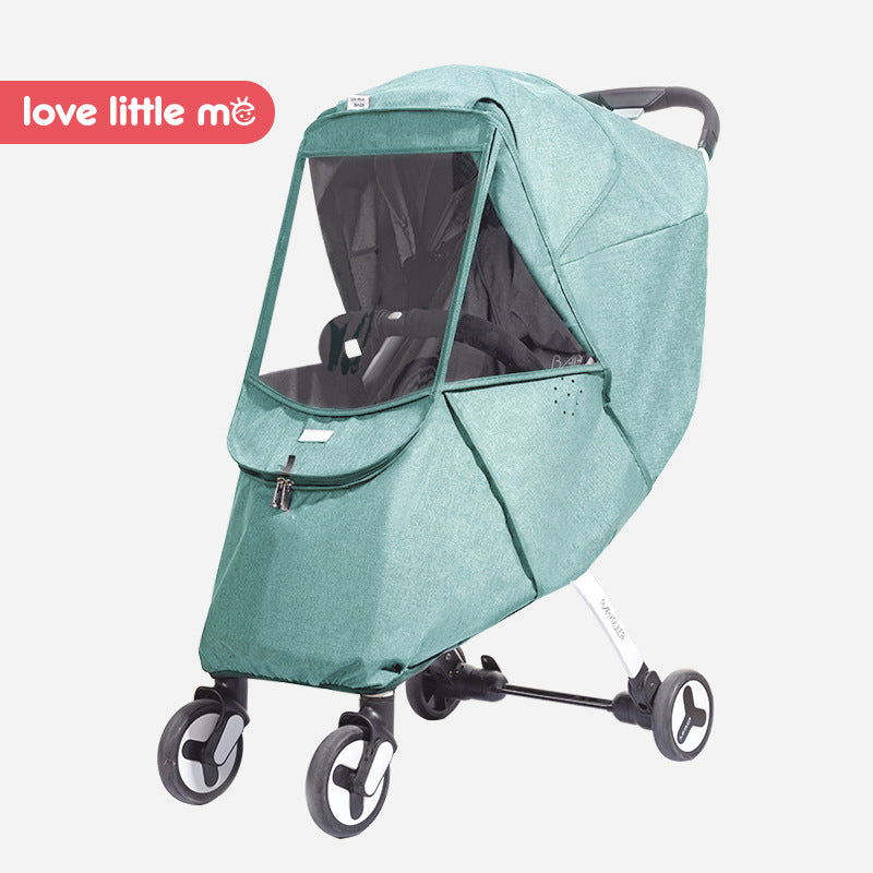 Universal Stroller Windshield and Rain Cover for All Seasons - MAMTASTIC