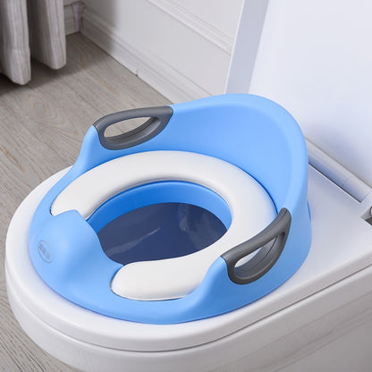 Adjustable Toddler Toilet Seat With Ladder - Blue - CJJT128660202BY