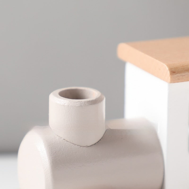 Charming Wooden Train Set for Preschoolers - Fun and Engaging Playtime