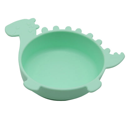 Silicone Suction Bowl for Babies - Non-Slip, Easy Clean, Dinosaur Design - MAMTASTIC