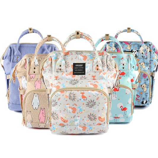 Large Capacity Diaper Bag Backpack for Moms on the Go - MAMTASTIC