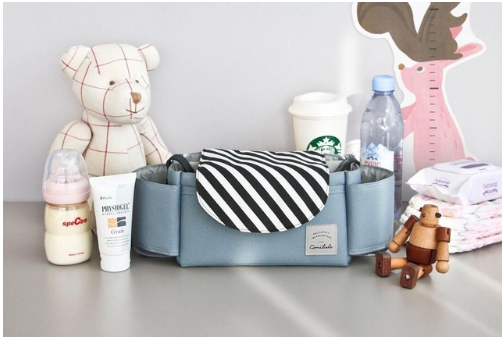 Baby Stroller Organizer with Maternity Nappy Bag and Cup Holder - MAMTASTIC