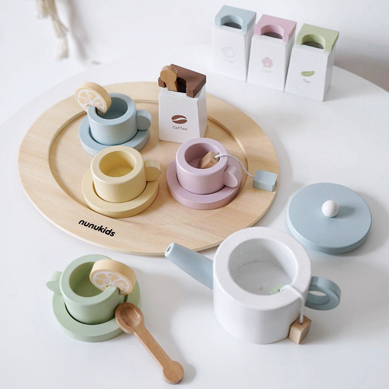 Wooden Afternoon Tea Set For Kids - Afternoon tea - CJJT141176101AZ