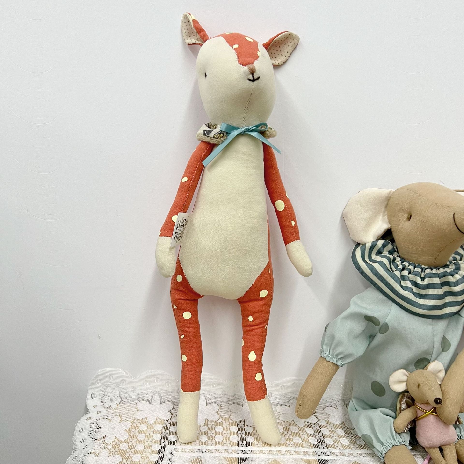 Adorable Deer Plush Doll for Baby's Sleep