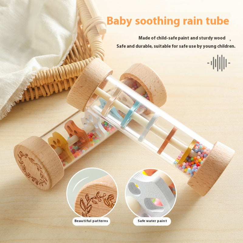 Soothing Rain Sounds Baby Rattle for Calming Infants