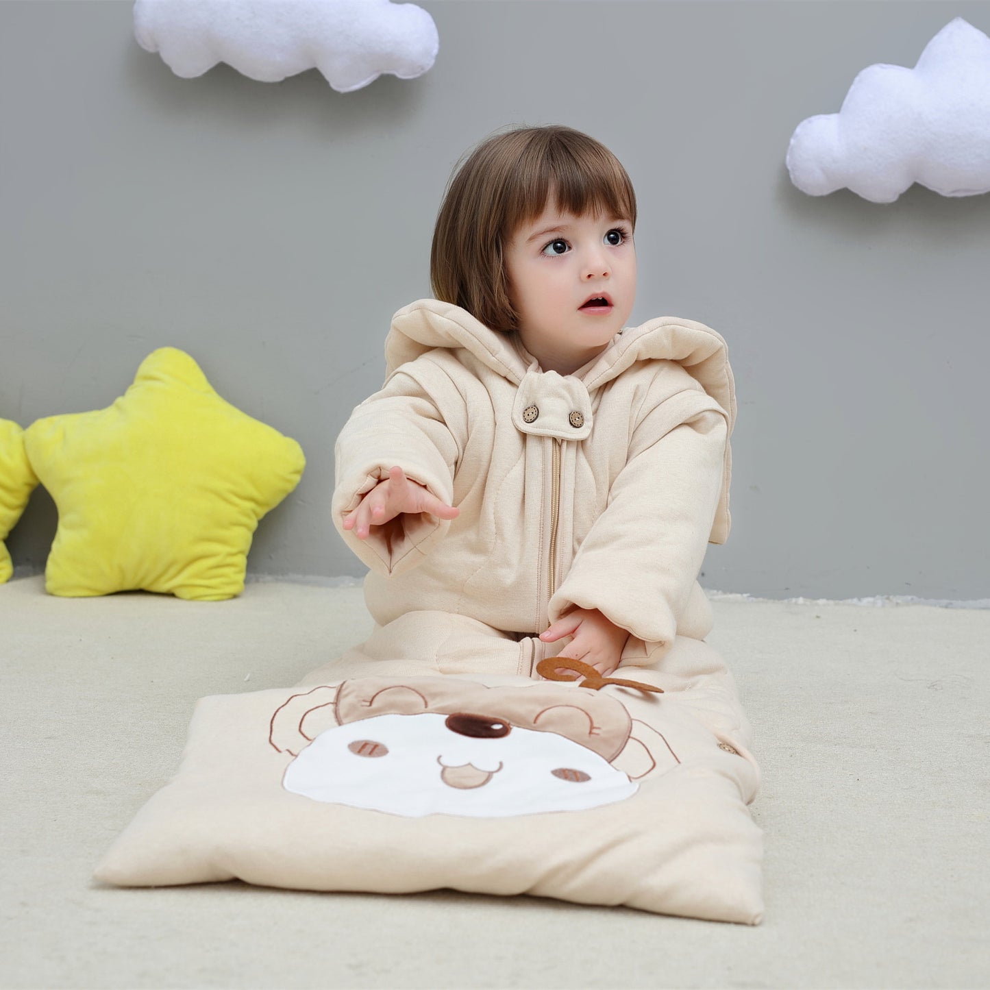 Pure Cotton Baby Sleeping Bag for Autumn and Winter - MAMTASTIC