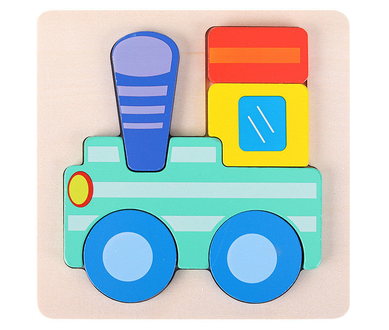 3d Wooden Puzzle For Toddlers - Engineering vehicle - CJYZ171002703CX