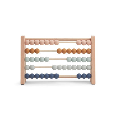Nordic Style Children's Wooden Early Education Abacus Building Block Toy