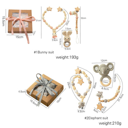 Baby Teether with Pacifier Clip: Keep Pacifier Clean & Easy to Find