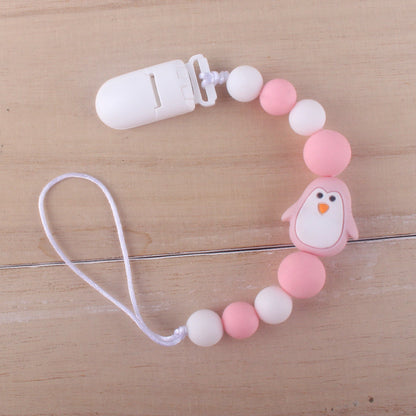 Silicone Pacifier Chain with Cute Animal Designs - Safe and Easy to Clean - MAMTASTIC