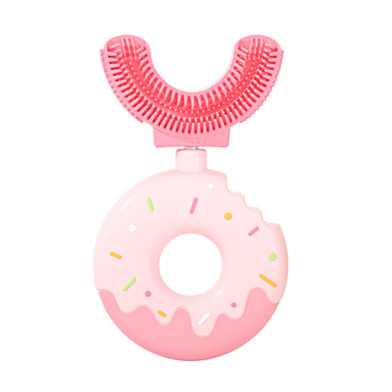 U-Shaped Silicone Donut Toothbrush for Kids - MAMTASTIC