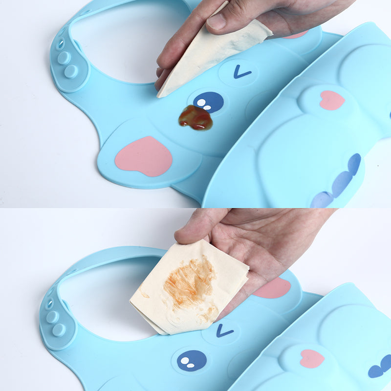 Silicone Baby Bibs for Messy Eaters - MAMTASTIC