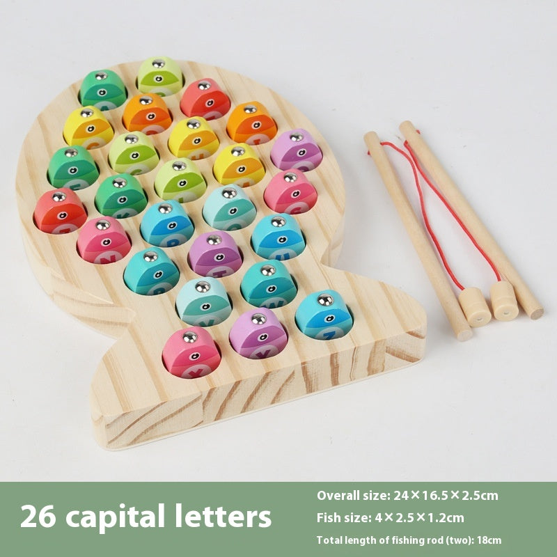 Magnetic Fishing Game For Toddlers - Color Box Letter Fishing - CJYZ232881302BY