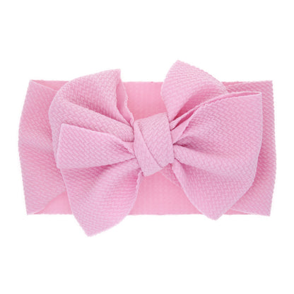 Solid Colored Bow Headband for Newborn Baby - MAMTASTIC