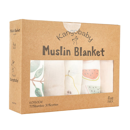 Muslin Cloth 5 Pack - MAMTASTIC