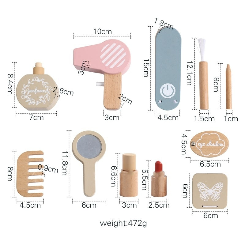 High-Quality Wooden Makeup Toy for Imaginative Play