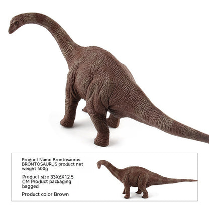 Realistic Plastic Brontosaurus Toy - Brontosaurus Brown 420g - CJYD191995502BY