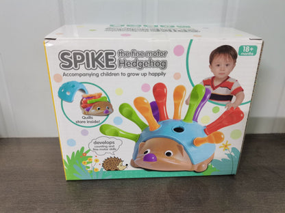 Patchwork Hedgehog Toy for Toddlers - Fine Motor Skills Development Toy