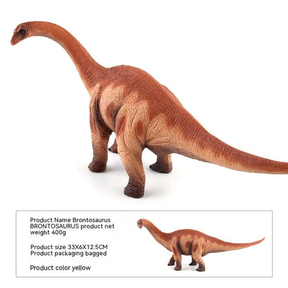 Realistic Plastic Brontosaurus Toy - Bolong Yellow 420g - CJYD191995501AZ