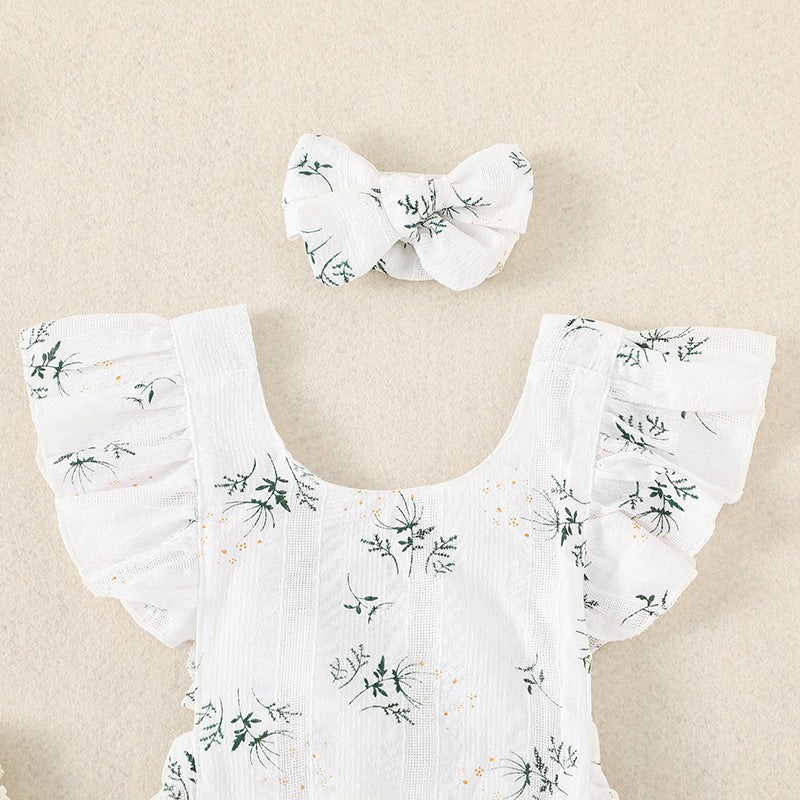 Infant Toddler Sleeveless Strap Rompers - MAMTASTIC