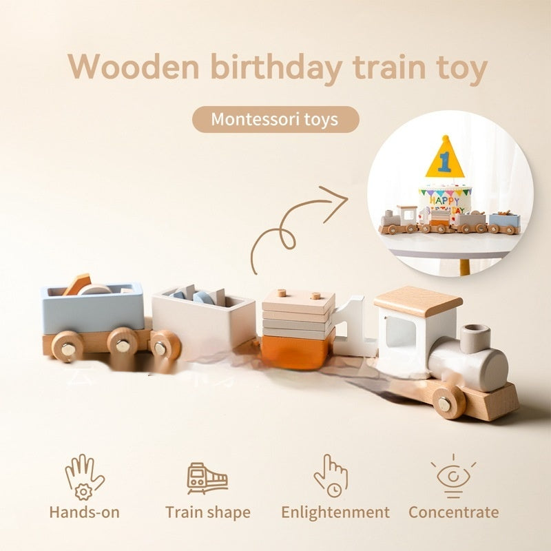 Commemorative Train Building Blocks Children's Educational Toys