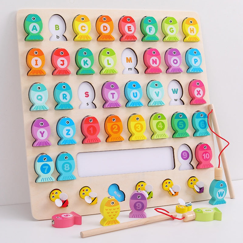 Magnetic Fishing Game For Toddlers - 2  in 1 Fishing - CJYZ232881305EV