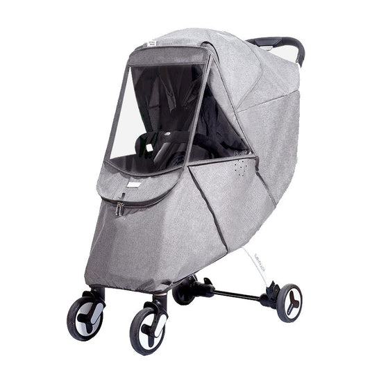 Universal Stroller Windshield and Rain Cover for All Seasons - MAMTASTIC